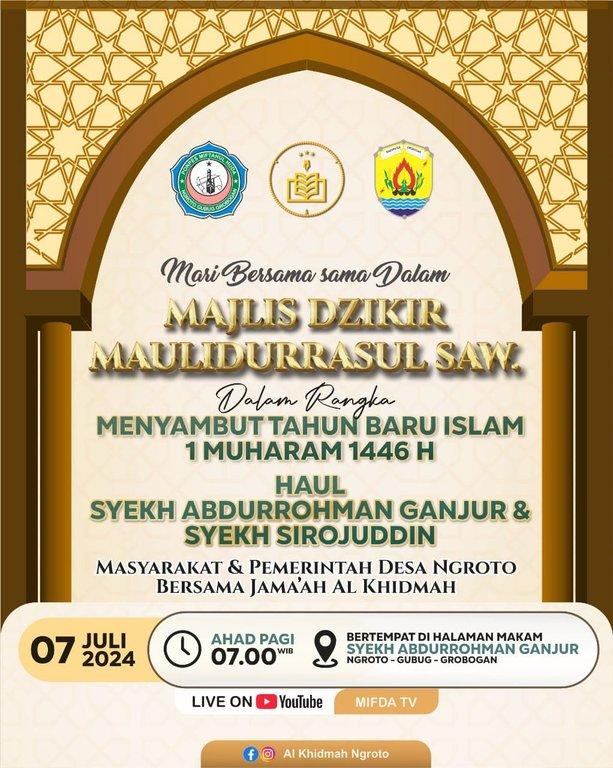 HAUL SYEKH ABDURROHMAN GANJUR & SYEKH SIROJUDDIN